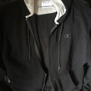 Men’s black hoodie
